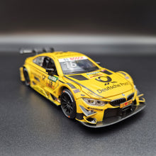 Load image into Gallery viewer, Explorafind 2019 BMW M4 DTM Touring Car Yellow 1:32 Die Cast Car - Timo Glock