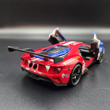 Load image into Gallery viewer, Explorafind 2019 Ford GT Race Car #66 Blue/Red 1:32 Diecast 24 Hours of Le Mans Race Car
