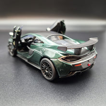 Load image into Gallery viewer, Explorafind 2019 McLaren 570S GT4 Dark Green 1:32 Die Cast Car