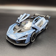 Load image into Gallery viewer, Explorafind 2019 McLaren Senna Blue/Grey 1:32 Die Cast Car