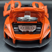 Load image into Gallery viewer, Explorafind 2019 McLaren Senna Orange 1:32 Die Cast Car