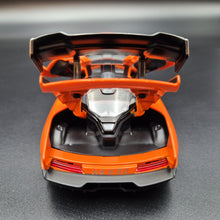 Load image into Gallery viewer, Explorafind 2019 McLaren Senna Orange 1:32 Die Cast Car