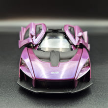 Load image into Gallery viewer, Explorafind 2019 McLaren Senna Purple 1:32 Die Cast Car
