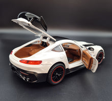 Load image into Gallery viewer, Explorafind 2019 Mercedes-AMG GT White 1:18 Die Cast Car