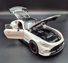Load image into Gallery viewer, Explorafind 2019 Mercedes-AMG GT White 1:18 Die Cast Car