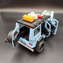 Load image into Gallery viewer, Explorafind 2019 Mercedes-Benz G550 4x4 Squared Sky Blue 1:24 Die Cast SUV