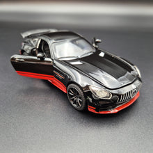 Load image into Gallery viewer, Explorafind 2019 Mercedes-Benz GT Black/Red 1:32 Die Cast Car