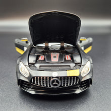 Load image into Gallery viewer, Explorafind 2019 Mercedes-Benz GT Satin Black 1:32 Die Cast Car