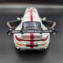 Load image into Gallery viewer, Explorafind 2019 Porsche 911 GT3 RSR White/Grey 1:32 Die Cast Car
