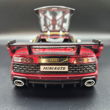 Load image into Gallery viewer, Explorafind 2020 Audi R8 V10 Red/Gold 1:24 Die Cast Car