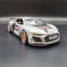 Load image into Gallery viewer, Explorafind 2020 Audi R8 V10 Matte Light Grey 1:24 Die Cast Car