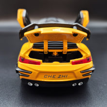 Load image into Gallery viewer, Explorafind 2020 Chevrolet Camaro ZL1 Yellow 1:32 Die Cast Car