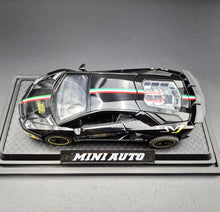 Load image into Gallery viewer, Explorafind 2021 Lamborghini Aventador SVJ LP780-4 Black 1:32 Die Cast Car