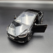 Load image into Gallery viewer, Explorafind 2020 Tesla Model X Black 1:24 Die Cast Car