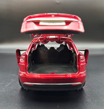 Load image into Gallery viewer, Explorafind 2020 Tesla Model X Metallic Red 1:24 Die Cast Car