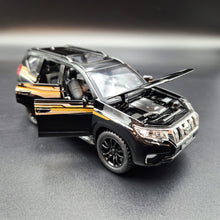 Load image into Gallery viewer, Explorafind 2020 Toyota Land Cruiser Prado Black 1:32 Die Cast Car