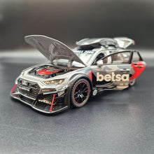 Load image into Gallery viewer, Explorafind 2021 Audi RS6 Wagon Grey Camouflage 1:24 Die Cast Car