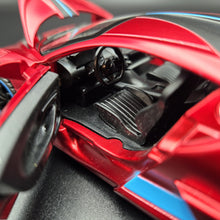 Load image into Gallery viewer, Explorafind 2021 Bugatti Divo Satin Red 1:32 Die Cast Car