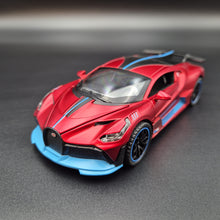 Load image into Gallery viewer, Explorafind 2021 Bugatti Divo Satin Red 1:32 Die Cast Car