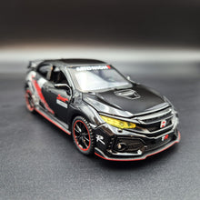 Load image into Gallery viewer, Explorafind 2021 Honda Civic Type R Black 1:32 Die Cast Car