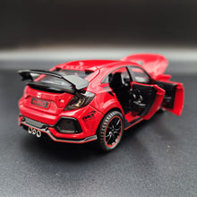 Load image into Gallery viewer, Explorafind 2021 Honda Civic Type R Red 1:32 Die Cast Car