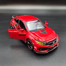 Load image into Gallery viewer, Explorafind 2021 Honda Civic Type R Red 1:32 Die Cast Car