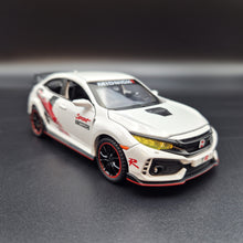 Load image into Gallery viewer, Explorafind 2021 Honda Civic Type R White 1:32 Die Cast Car