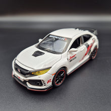Load image into Gallery viewer, Explorafind 2021 Honda Civic Type R White 1:32 Die Cast Car