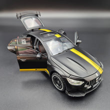 Load image into Gallery viewer, Explorafind 2021 Mercedes-Benz AMG GT63 Satin Black 1:24 Die Cast Car