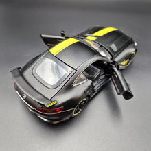 Load image into Gallery viewer, Explorafind 2021 Mercedes-Benz AMG GTR Matte Black 1:24 Die Cast Car