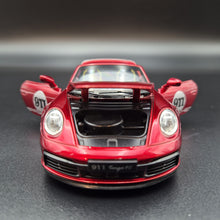 Load image into Gallery viewer, Explorafind 2021 Porsche 911 Targa 4S Metallic Red 1:32 Die Cast Car