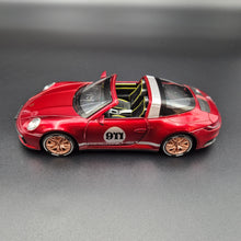Load image into Gallery viewer, Explorafind 2021 Porsche 911 Targa 4S Metallic Red 1:32 Die Cast Car