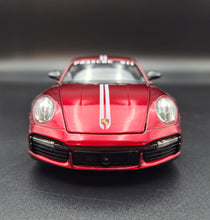 Load image into Gallery viewer, Explorafind 2021 Porsche 911 Turbo S Red 1:24 Die Cast Car