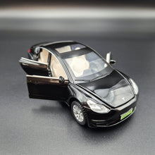 Load image into Gallery viewer, Explorafind 2021 Tesla Model 3 Black 1:32 Die Cast Car