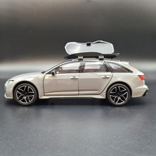 Load image into Gallery viewer, Explorafind 2022 Audi RS6 Avant Grey 1:24 Die Cast Car