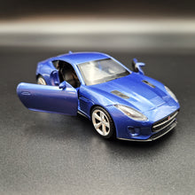 Load image into Gallery viewer, Explorafind 2022 Jaguar F-Type Coupe Blue 1:36 Die Cast Car