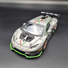 Load image into Gallery viewer, Explorafind 2022 Lamborghini Huracán LP 620-2 Super Trofeo EVO2 Grey 1:32 Die Cast Car