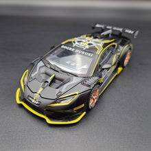 Load image into Gallery viewer, Explorafind 2022 Lamborghini Huracán LP 620-2 Super Trofeo EVO2 Satin Black 1:32 Die Cast Car