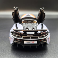 Load image into Gallery viewer, Explorafind 2022 McLaren 600LT Grey 1:32 Die Cast Car