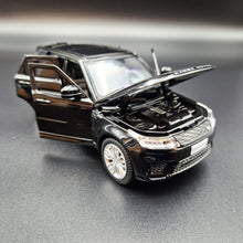 Load image into Gallery viewer, Explorafind 2022 Range Rover Sport Black 1:32 Die Cast Car