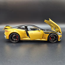 Load image into Gallery viewer, Explorafind 2023 Aston Martin DBS Coupe Yellow 1:24 Die Cast Car
