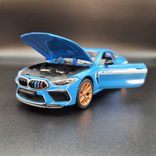 Load image into Gallery viewer, Explorafind 2023 BMW M8 Manhart MH8 800 Blue 1:24 Die Cast Car