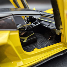 Load image into Gallery viewer, Explorafind 2023 Lamborghini Aventador SVJ 63 Yellow 1:24 Die Cast Car