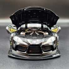 Load image into Gallery viewer, Explorafind 2023 Toyota Supra GT4 Black 1:24 Die Cast Race Car