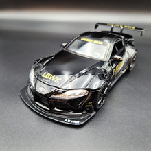 Load image into Gallery viewer, Explorafind 2023 Toyota Supra GT4 Black 1:24 Die Cast Race Car