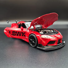 Load image into Gallery viewer, Explorafind 2023 Toyota Supra GT4 Red 1:24 Die Cast Race Car
