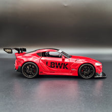 Load image into Gallery viewer, Explorafind 2023 Toyota Supra GT4 Red 1:24 Die Cast Race Car