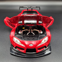 Load image into Gallery viewer, Explorafind 2023 Toyota Supra GT4 Red 1:24 Die Cast Race Car