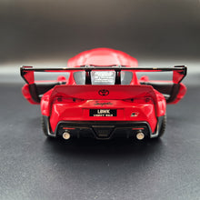 Load image into Gallery viewer, Explorafind 2023 Toyota Supra GT4 Red 1:24 Die Cast Race Car