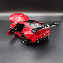 Load image into Gallery viewer, Explorafind 2023 Toyota Supra GT4 Red 1:24 Die Cast Race Car